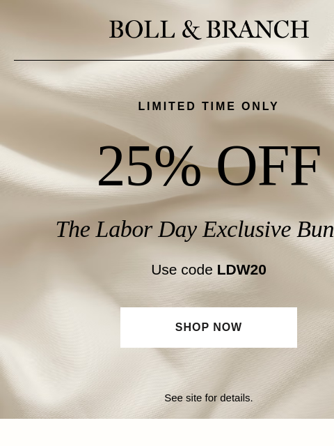 bollandbranch newsletter: 25% off the bundle you've been waiting for