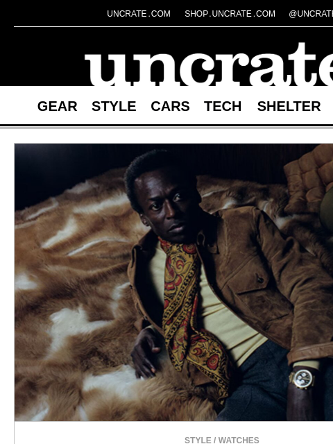uncrate newsletter: Breitling Navitimer Miles Davis Chronograph & more