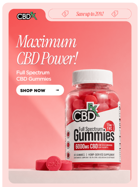 cbdfx newsletter: Our most popular gummy, remixed
