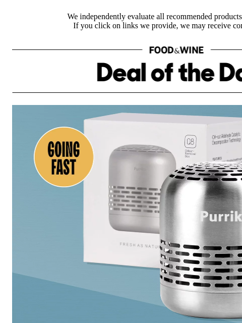 foodandwine newsletter: I Found the Trick to an 'Odorless' Fridge that Als...