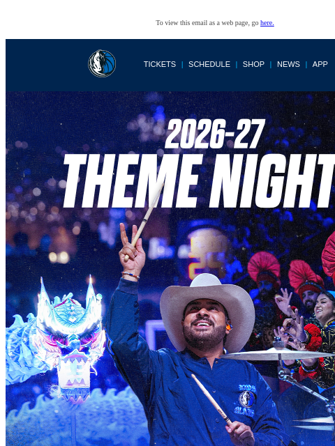 mavsmail newsletter: 👀 The 26-27 Theme Nights Are Here!