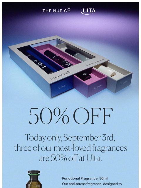 thenueco newsletter: Today Only Save 50% at Ulta