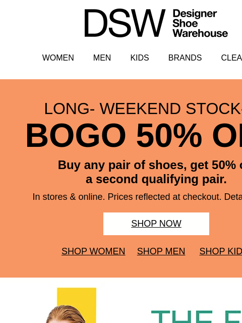 dsw newsletter: The Fall Lookbook is HERE 🍂