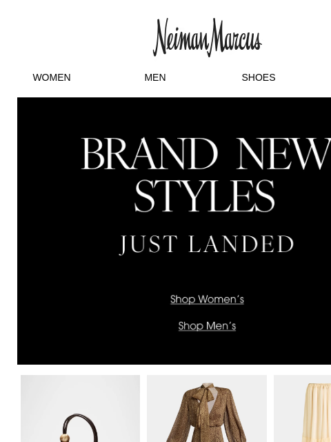 neimanmarcus newsletter: Fall’s bold new arrivals