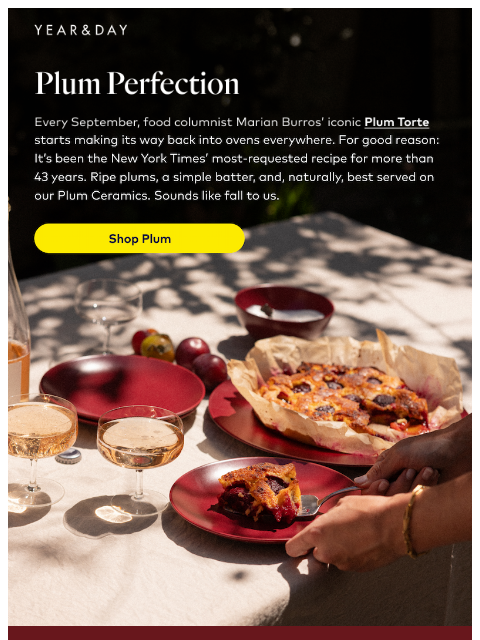 yearandday newsletter: The reigning dessert of fall