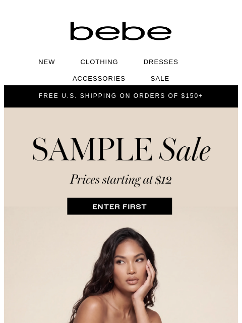 bebe newsletter: 🤫 Your VIP Invite: Shop From $12 First