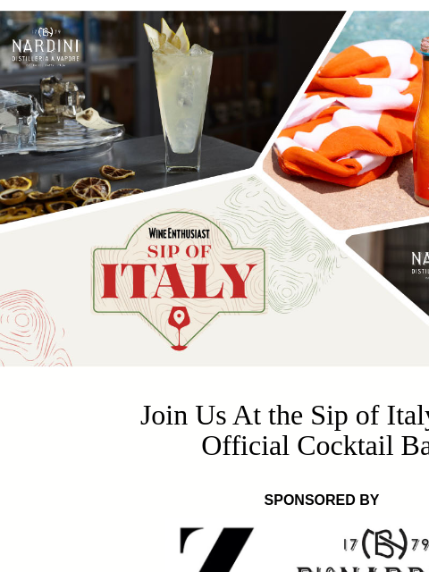 Visit Us at the Sip Cocktail Bar, Sponsored by Zardetto and Nardini ͏ ͏ ͏ ͏ ͏ ͏ ͏ ͏ ͏ ͏ ͏ ͏ ͏ ͏ ͏ ͏ ͏ ͏ ͏ ͏ ͏ ͏ ͏ ͏ ͏ ͏ ͏ ͏ ͏ ͏ ͏ ͏ ͏ ͏ ͏ ͏ ͏ ͏ ͏ ͏ ͏ ͏ ͏ ͏ ͏ ͏ ͏ ͏ ͏ ͏ ͏ ͏ ͏ ͏ ͏ ͏ ͏ ͏ ͏ ͏ ͏ ͏ ͏ ͏ ͏ ͏ ͏