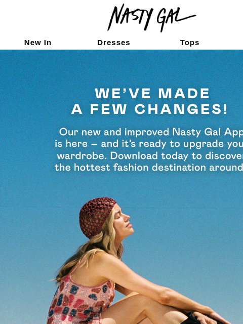 nastygal newsletter: Your New Fashion App Is Here 📲