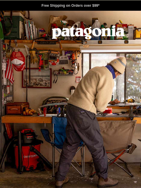 patagonia newsletter: Pants that get you to the good stuff