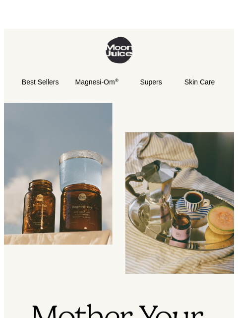 moonjuice newsletter: back-to-school stress?