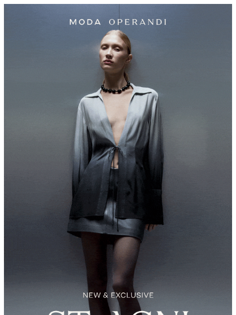 modaoperandi newsletter: Just landed: ST. AGNI