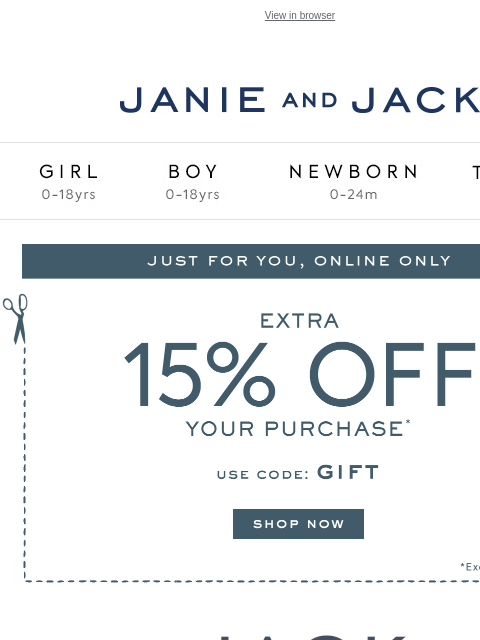 janieandjack newsletter: Denim made for now (and forever)