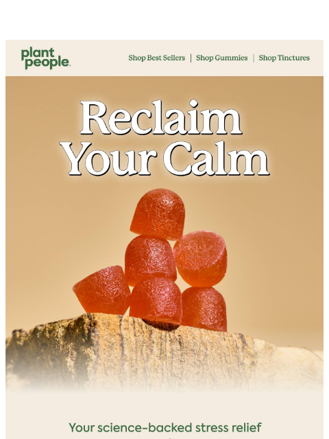 plantpeople newsletter: Your Cortisol Called… It Wants a Break