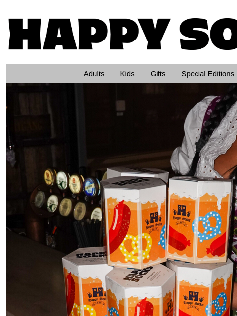 happysocks newsletter: It's Oktoberfest!