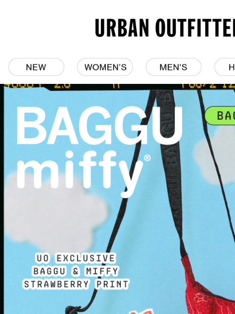 urbanoutfitters newsletter: BAGGU & Miffy is back in stock!