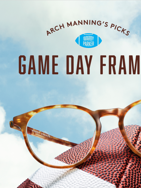 warbyparker newsletter: What Arch Manning wears on game day