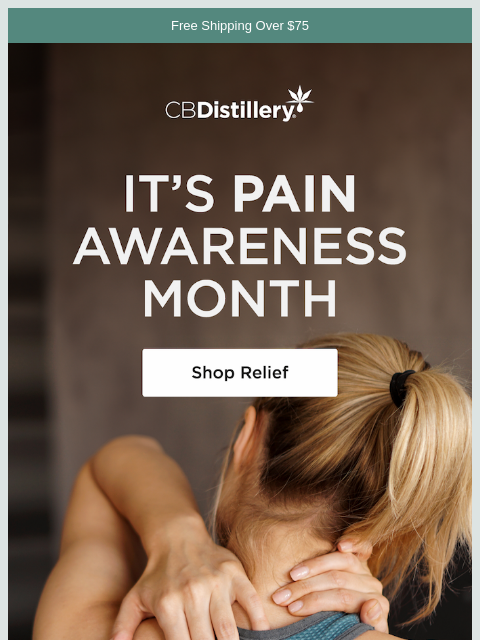 thecbdistillery newsletter: September is Pain Awareness Month
