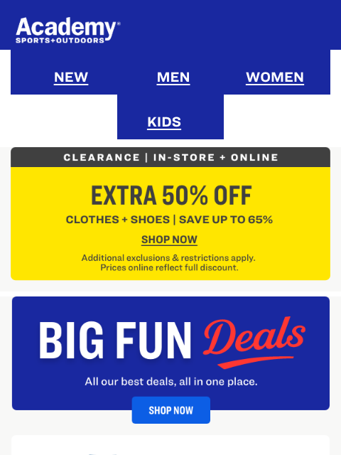 academy newsletter: Family adidas Graphic Tees, from $19.99