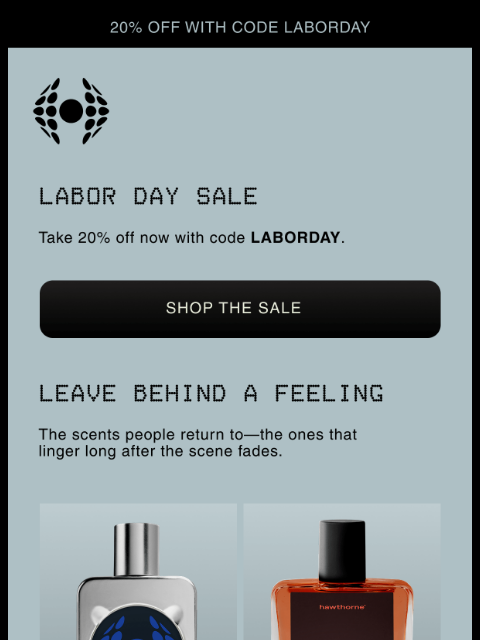 hawthorne newsletter: The Labor Day Sale Starts Now