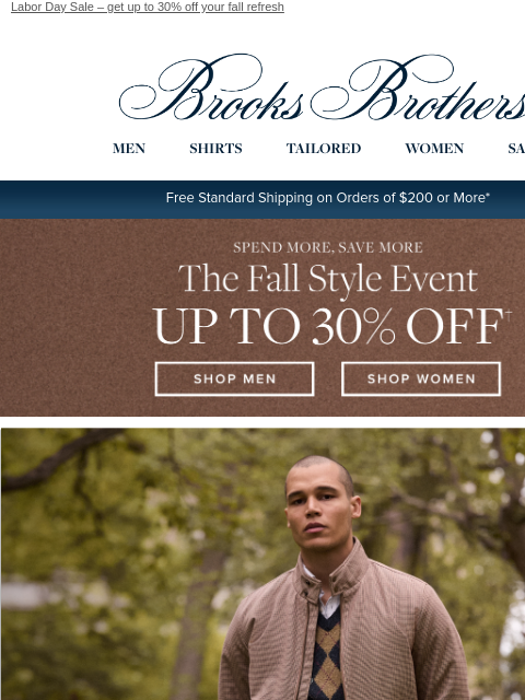 brooksbrothers newsletter: JUST IN: Outerwear that defines the season
