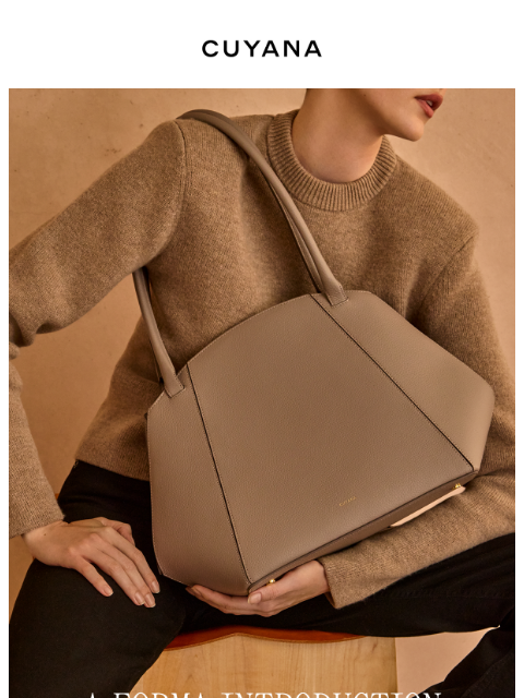 cuyana newsletter: More to See: New Forma Tote