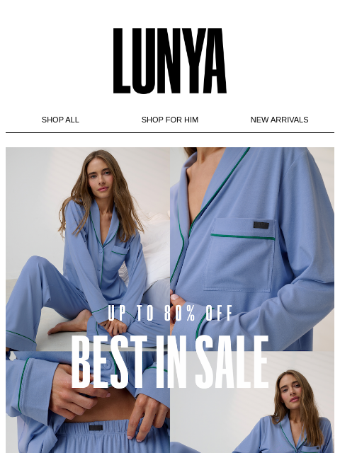 lunya newsletter: BESTSELLING (AND ON SALE)