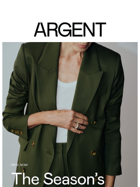 argentwork newsletter: New, Now | The Season's Greens