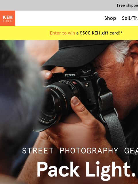 keh newsletter: Camera gear built for the streets 💪