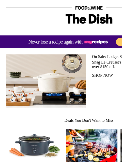 foodandwine newsletter: On Sale: Lodge, Staub, and More Dutch Ovens