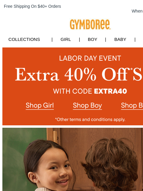 gymboree newsletter: Autumn Looks Feat. Western Charm