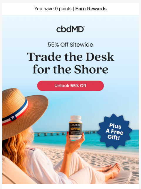 cbdmd newsletter: Send Summer Off at the Shore 🏖️