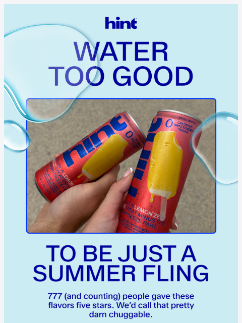 drinkhint newsletter: The summer flavors you can’t stop drinking  ☀️