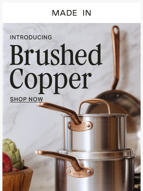 madeincookware newsletter: The First Time This New Finish is On Sale 🔥