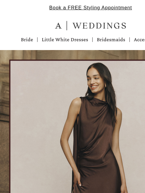anthropologie newsletter: Decadent chocolate dresses