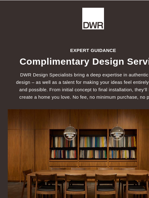 dwr newsletter: Expert design services, compliments of DWR