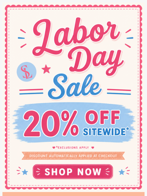 spearmintlove newsletter: Labor Day Weekend Sale Starts Now 🎉