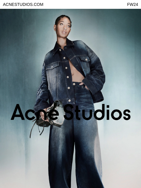 Acne Studios unveils the latest Fall/Winter 2024 womenswear campaign. Now available online at acnestudios.com and in stores. ACNESTUDIOS.COM FW24 Acne Studios FW24 campaign Willow Smith stars in the