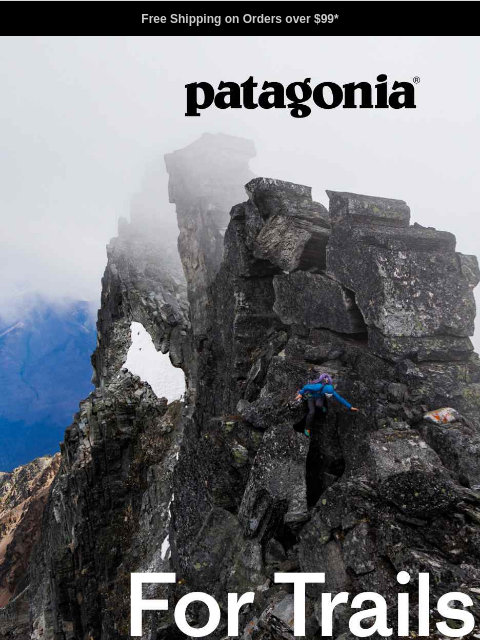 patagonia newsletter: Pants for every kind of trail