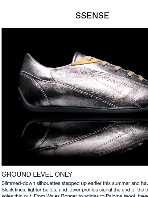 ssense newsletter: The Sneakers We're Wearing Now