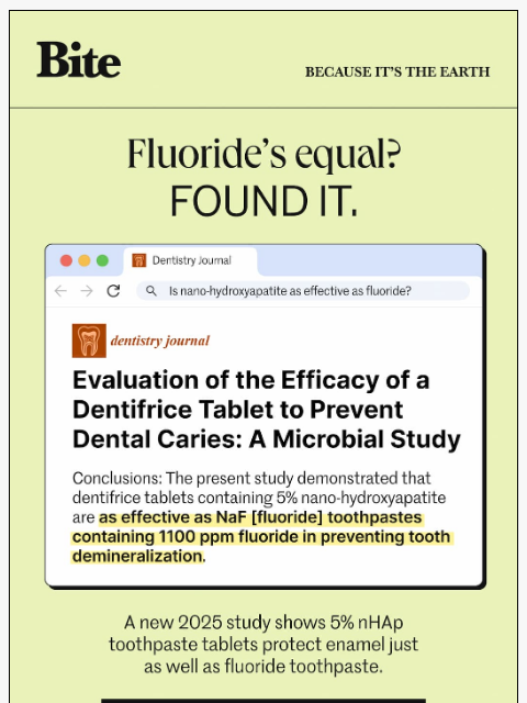 bitetoothpastebits newsletter: Does nano-hydroxyapatite actually work?
