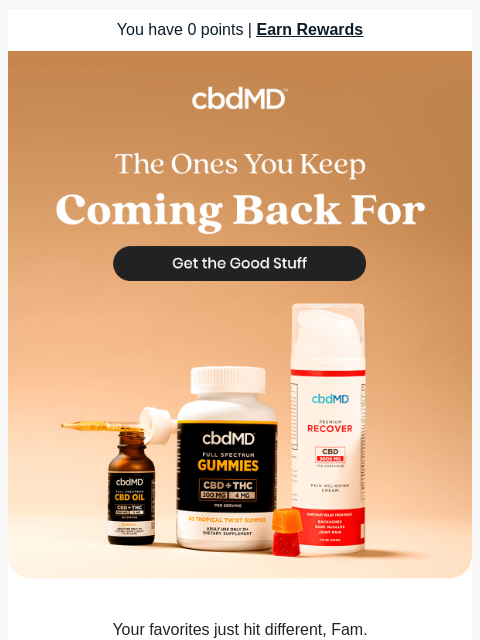 cbdmd newsletter: The Best Sellers Everyone Keeps Buying