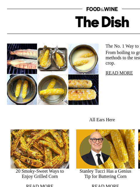 foodandwine newsletter: The No. 1 Way to Cook Corn on the Cob