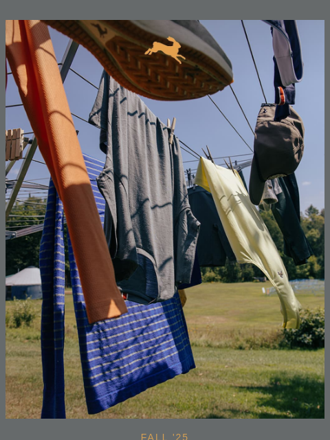 tracksmith newsletter: The Fall Collection: Worthy of Your Hard Work