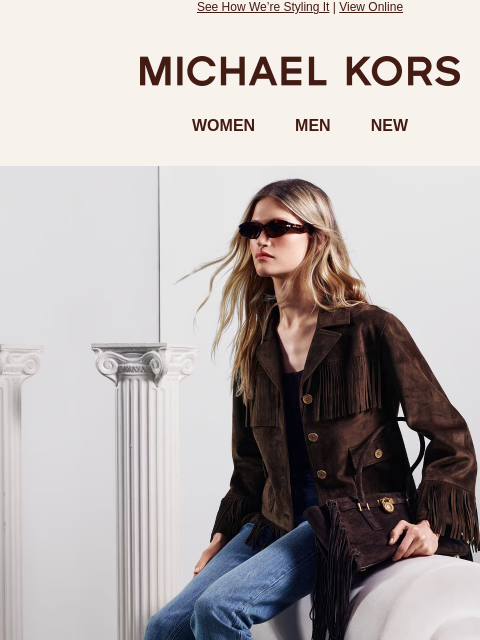 michaelkorsmail newsletter: Suede Season Is Finally Here