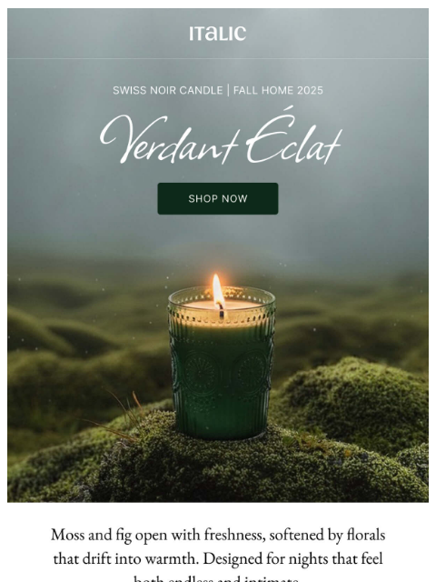 italic newsletter: Have You Met Verdant Éclat?