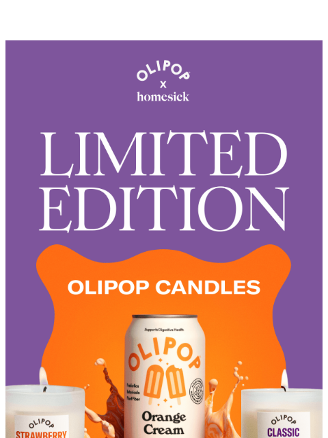 homesick newsletter: SELLING FAST: The OLIPOP Collection