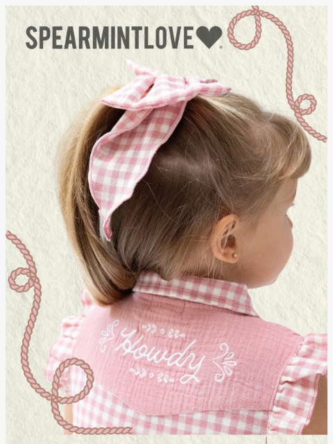 spearmintlove newsletter: 🤠 Giddy Up! Our Western New Arrivals Are Here