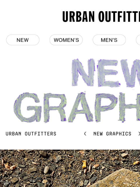 urbanoutfitters newsletter: have you heard? music graphics are here 🎵