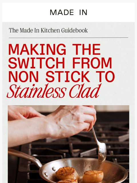 madeincookware newsletter: Ready to Make the Switch?
