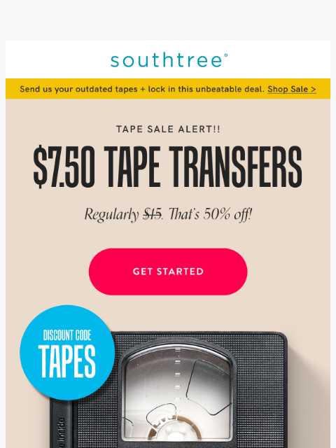 southtree newsletter: 50% Off 🔥